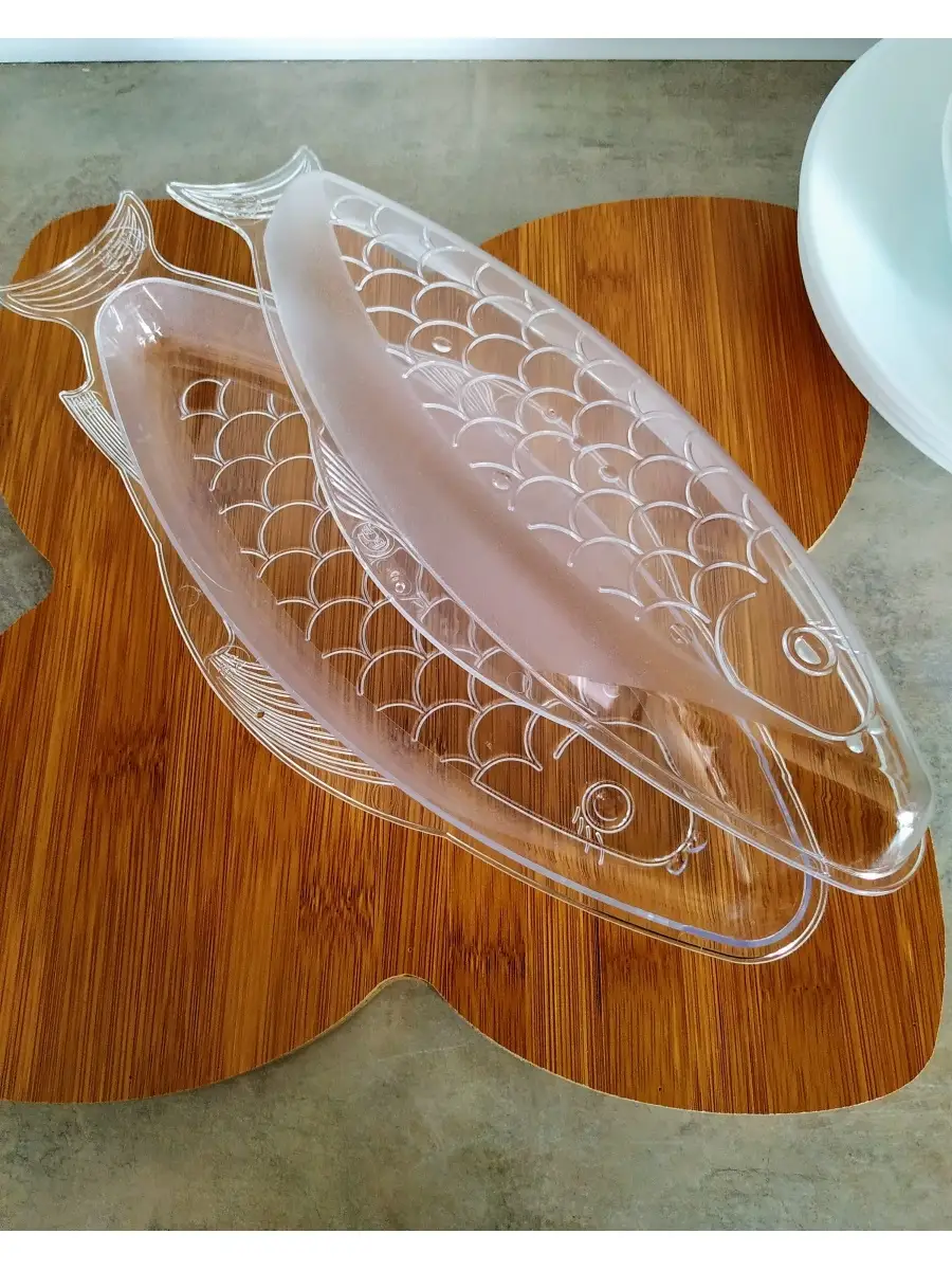 Селедочница большая, пластиковое блюдо для рыбы