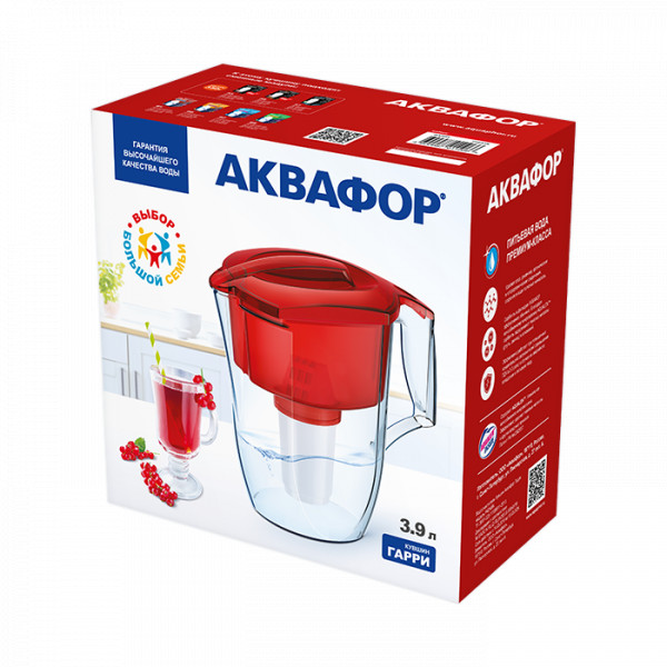 Кувшин (Фильтры) для воды 3.9л "Аквафор ГАРРИ"