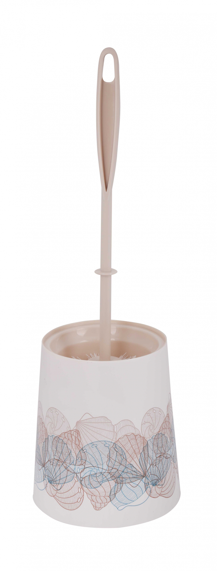 Ёрш туалетный круглый с подставкой Ракушки М7867