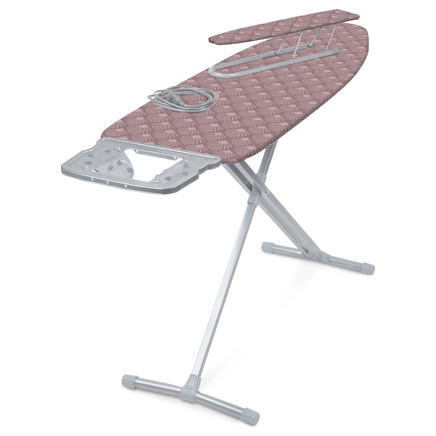 Гладильная доска Nika 10+ тефлон (НТ10+/8 с ракушками пудровый)