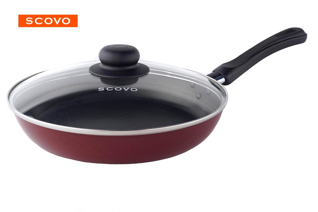 Сковорода а/пр 26см стекл/кр EXPERT ТМ SCOVO СЭ029