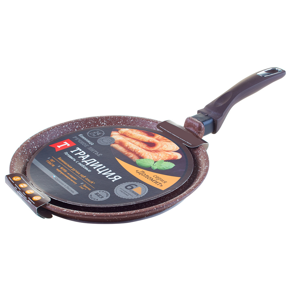 Блинница а/пр литая 24см Доломит ТМ Традиция