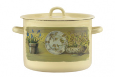 Кастрюля эмал цил Кантри 4,5л 21-1615/6М