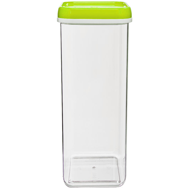 Банка для сыпучих продуктов квадратная 2,2 л.