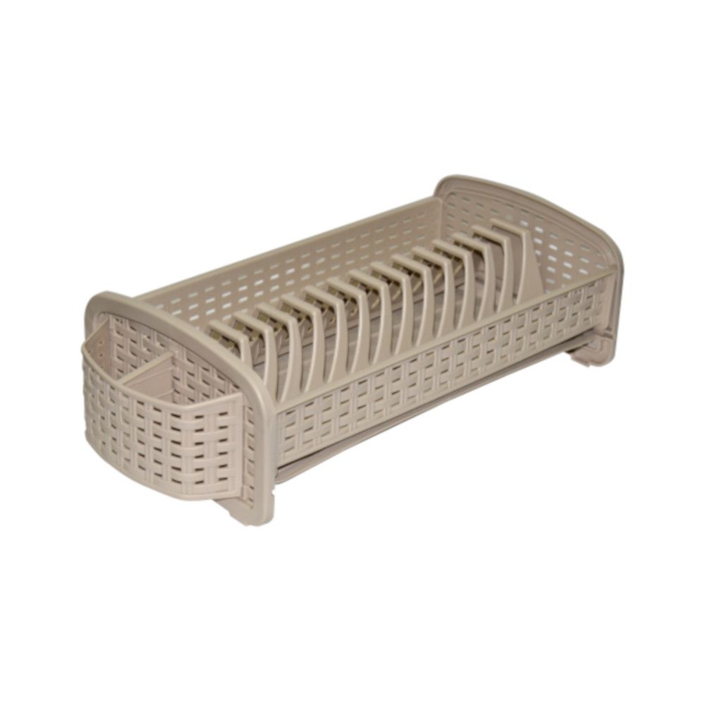 Сушилка для посуды «Ротанг», цвет латте