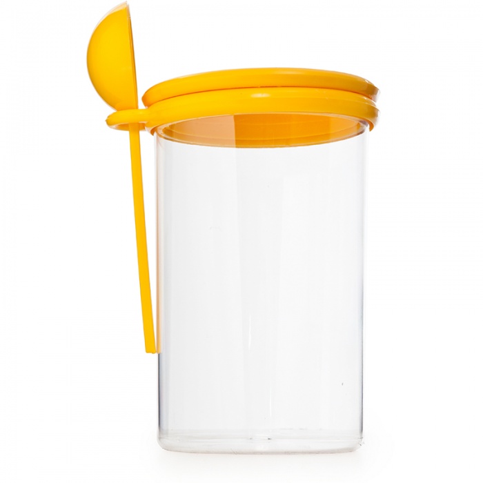 Банка с ложкой 0,7 л. для сыпучих продуктов