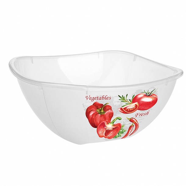 Миска с декором 3л