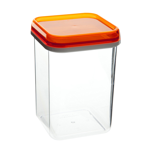 Банка квадр.1,2л для сыпучих продуктов