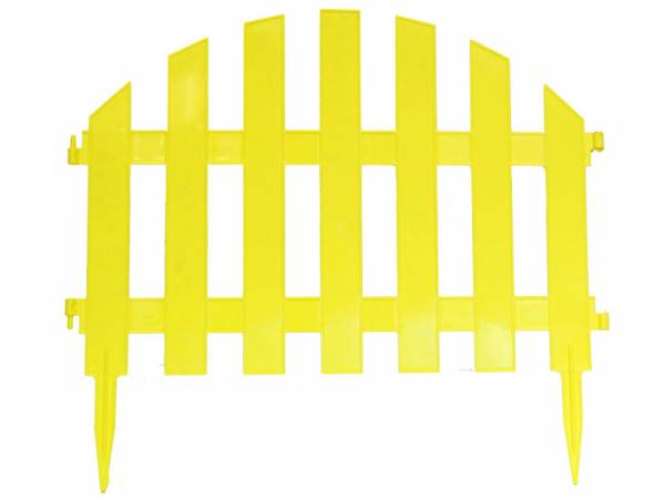 Забор "Декоративный" 3 м ЖЕЛТЫЙ