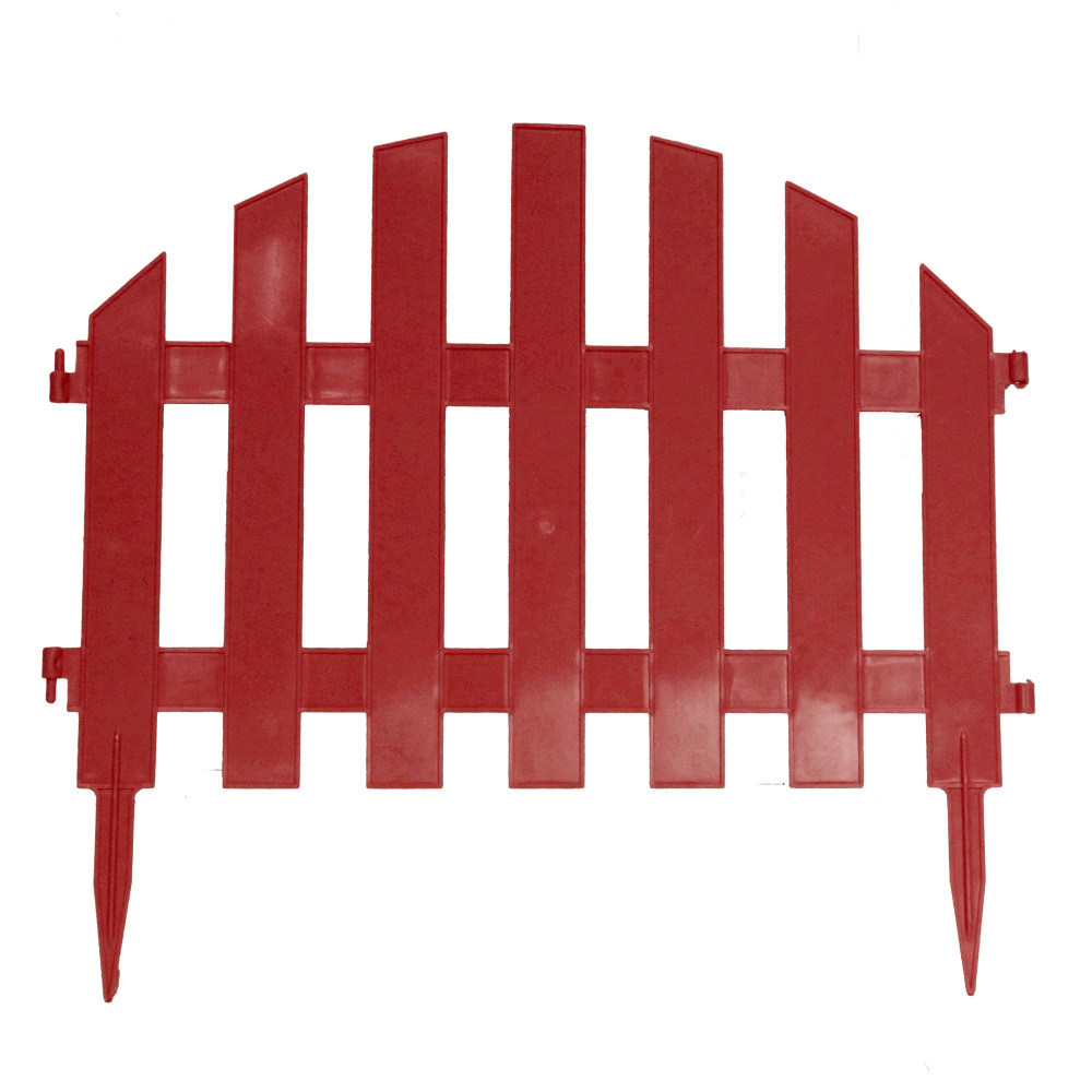 Забор "Декоративный" 3 м КРАСНЫЙ