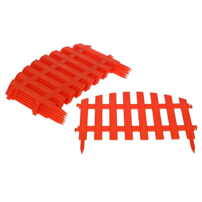 Забор "Декоративный" 3 м ОРАНЖЕВЫЙ