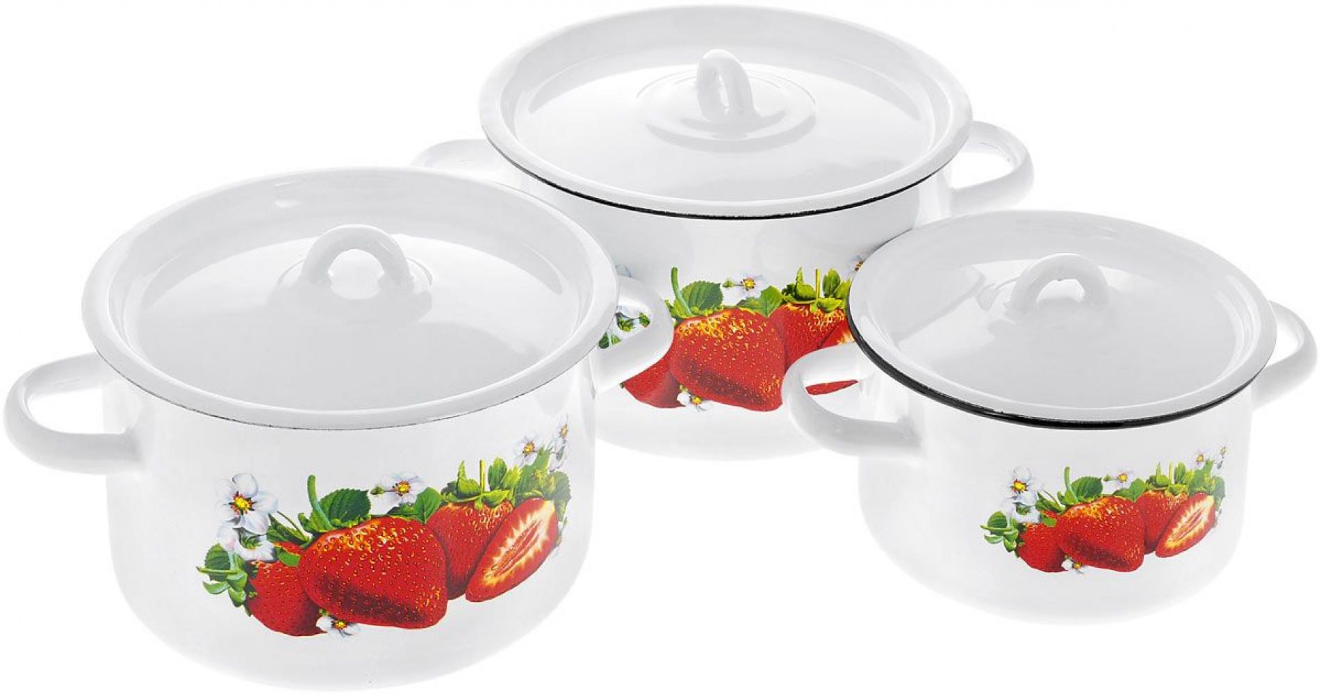 Набор эмал  1с33 Клубника садовая