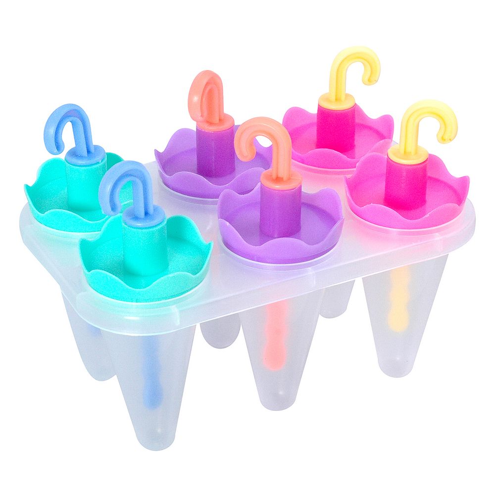 Формы для мороженого "Яркие зонтики". 6 ячеек.VL80-353