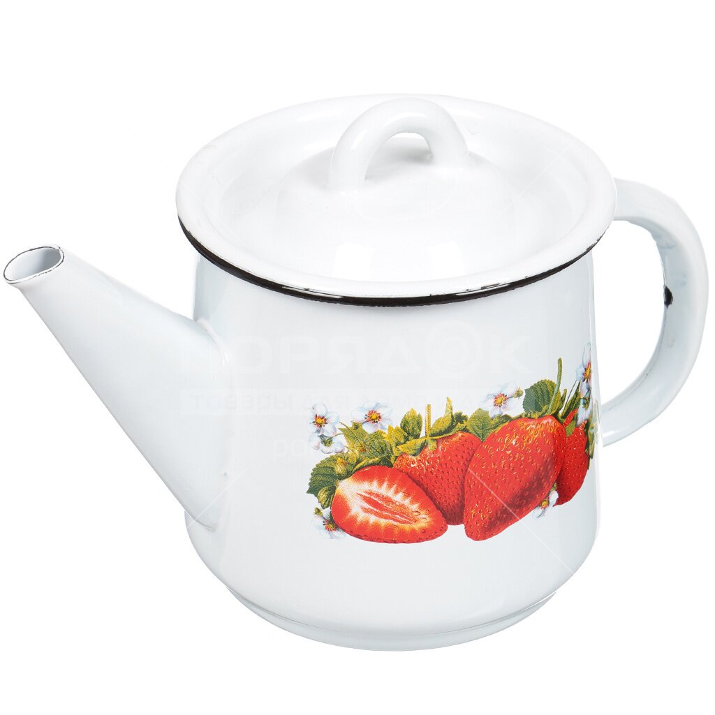 Чайник эмал  1,0л. 1с202с