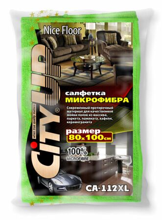 Салфетка микрофибра City UP Nice Floor CA-112XL 80*100см