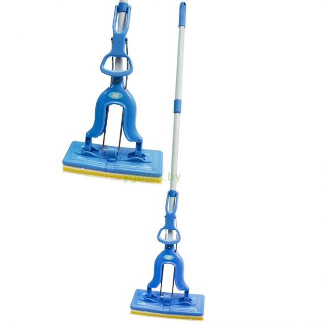 Швабра отжимная (губка с микрофиброй) Золушка FC-27TB