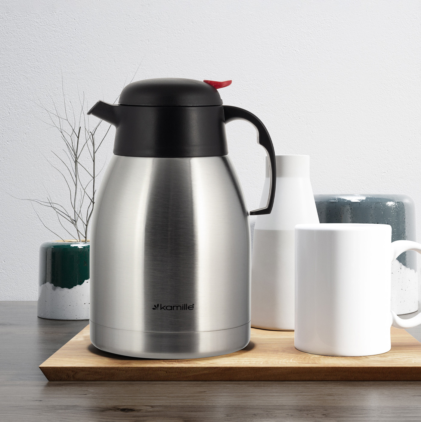 Термос конференция 1500 мл. Kamille KM 2216 из нержавеющей стали