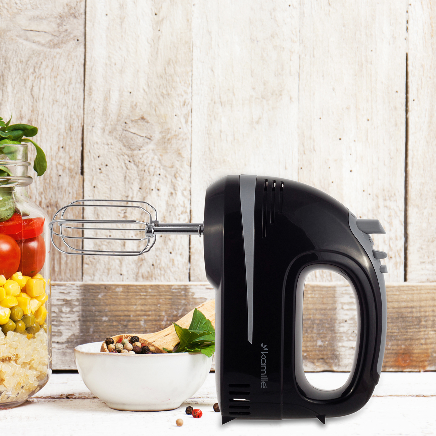 Миксер электрический ручной 300 Вт. Kamille KM 6752