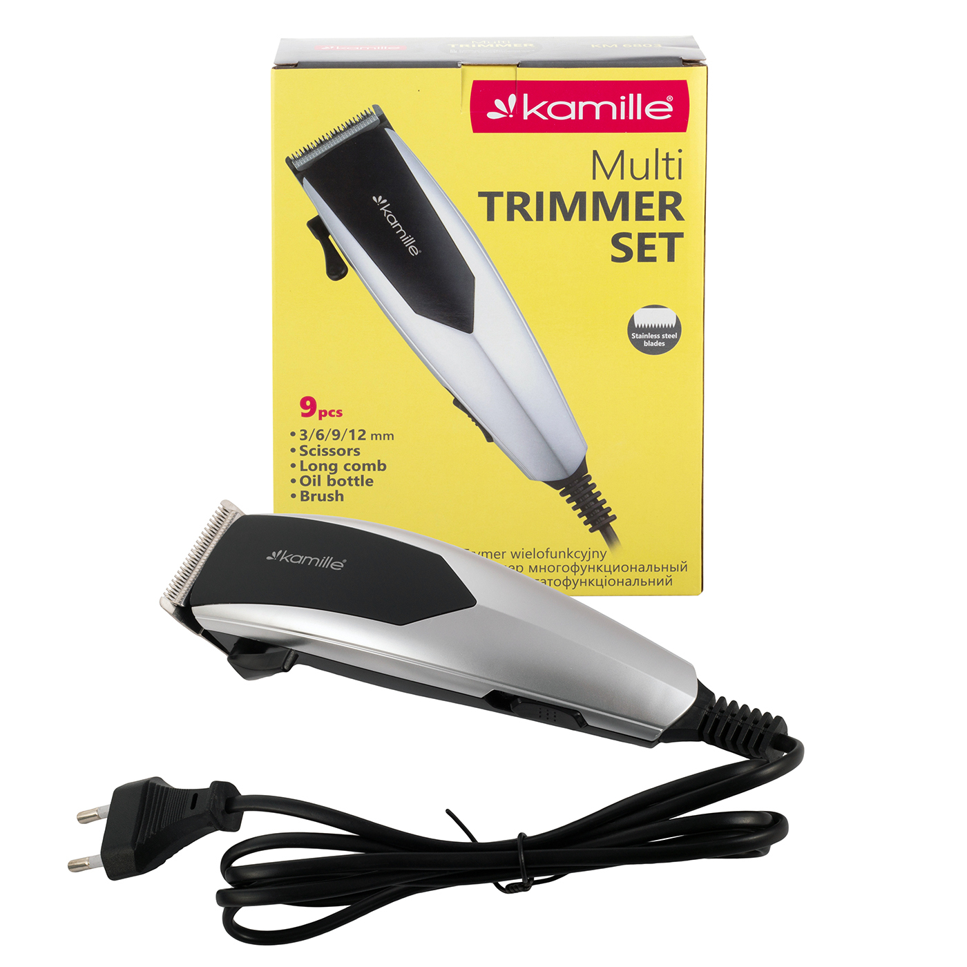 Машинка для стрижки электрическая проводная Kamille KM 6803