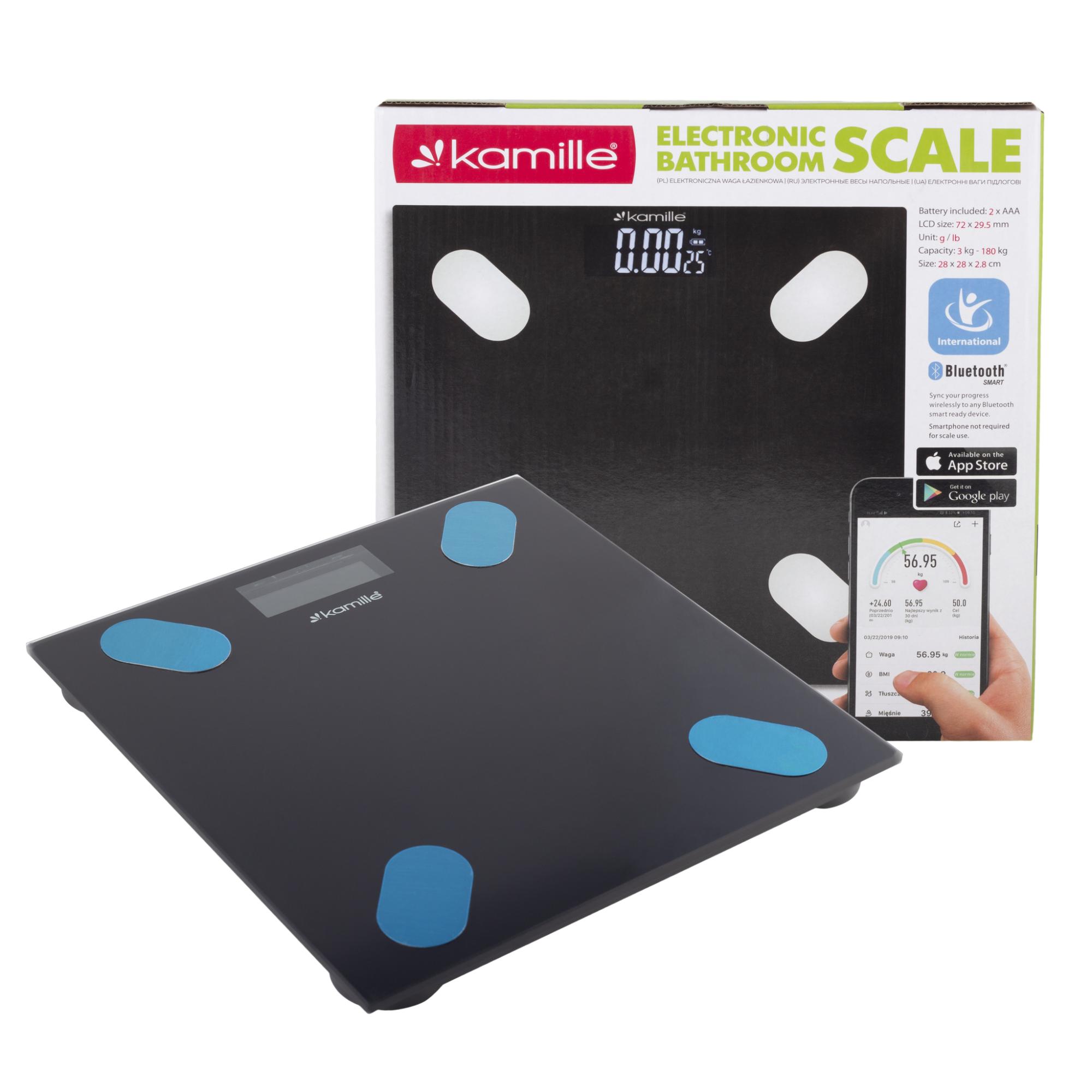 Умные весы smart напольные электронные Kamille KM-7111