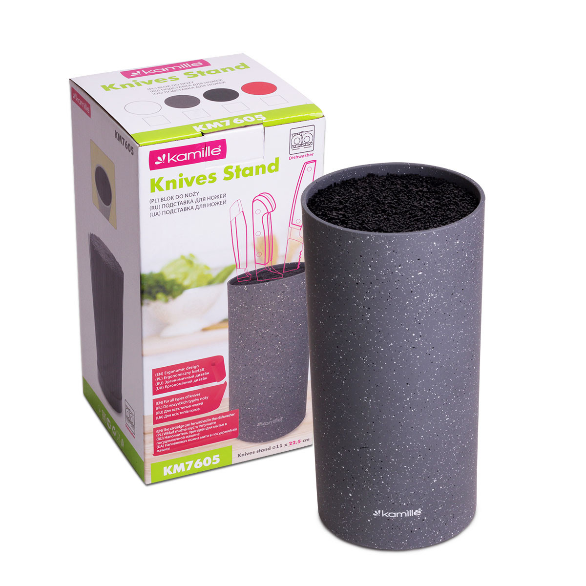 Подставка для ножей Kamille KM-7605 (22,5 см.)