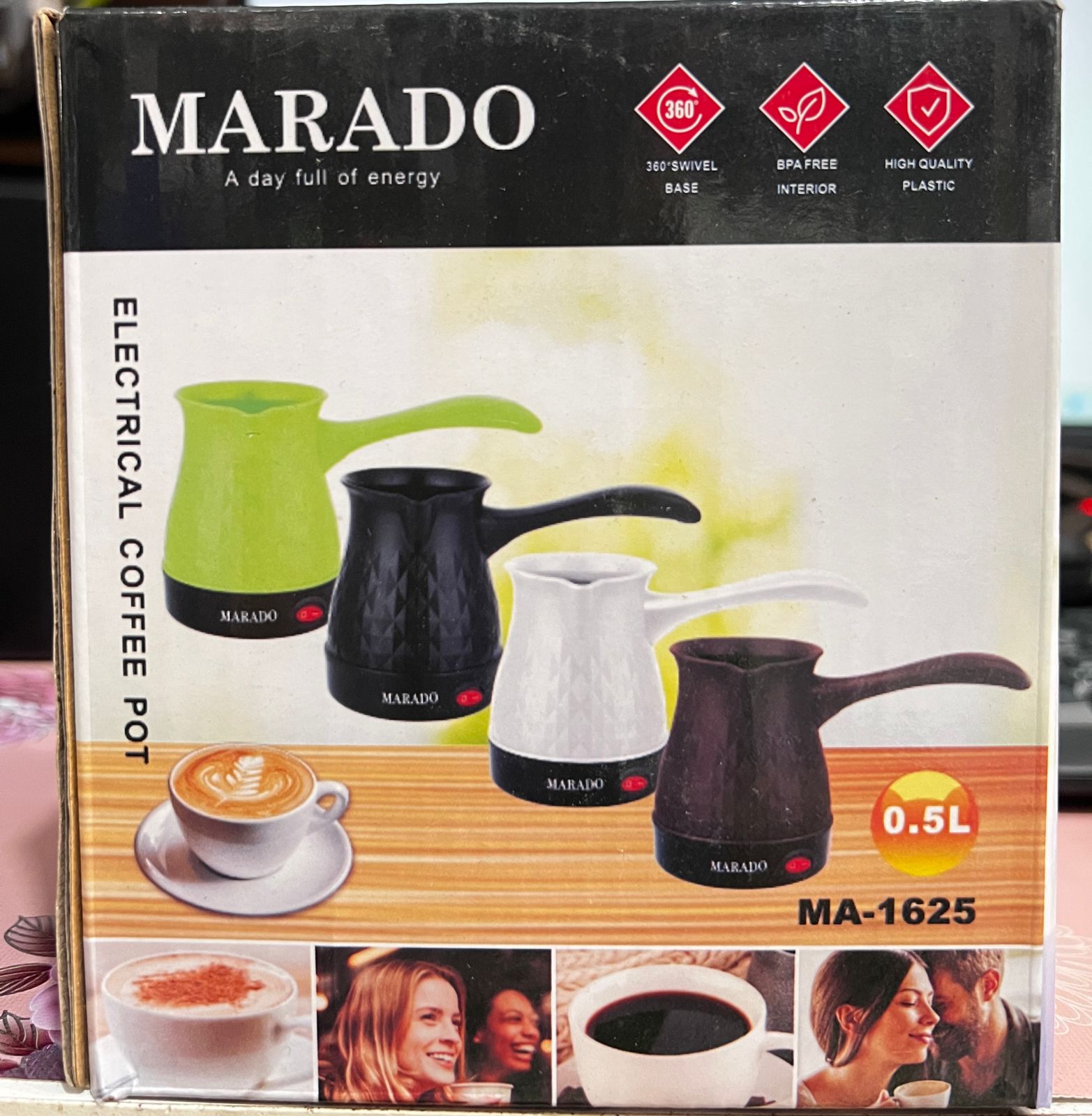 Турка электрическая / кофеварка MARADO 0.5 мл