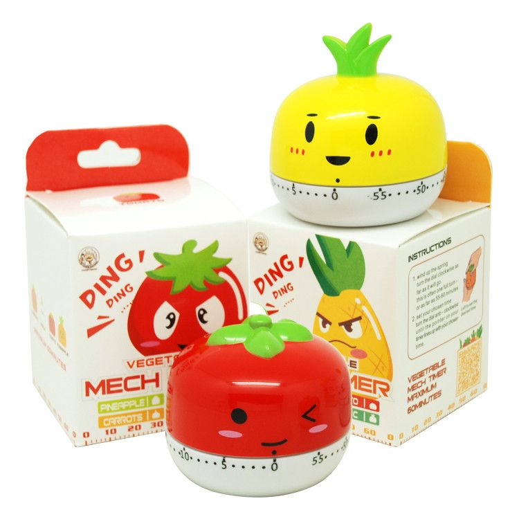 Кухонный таймер "Vegetable" 55 мин, механический, RB208