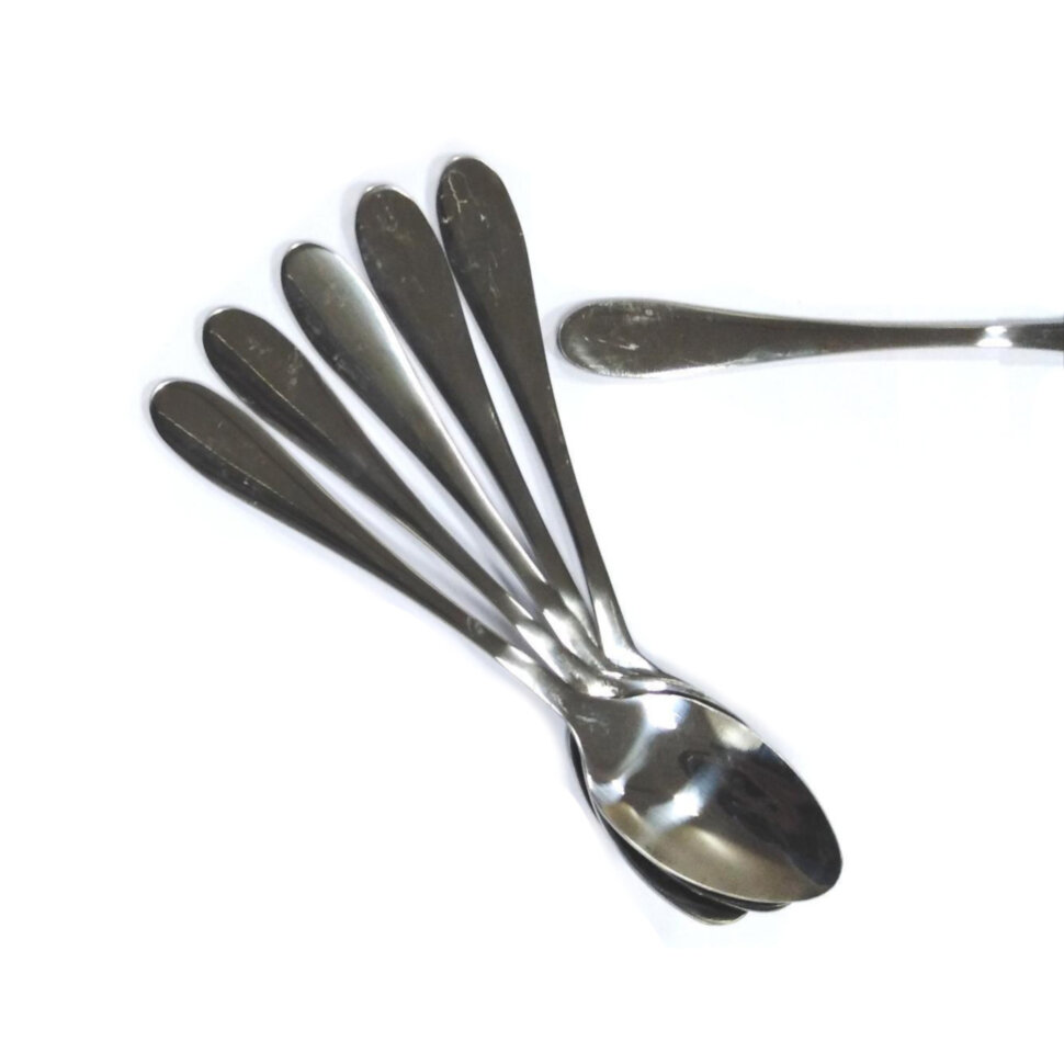 Ложка чайная без рисунка 6шт