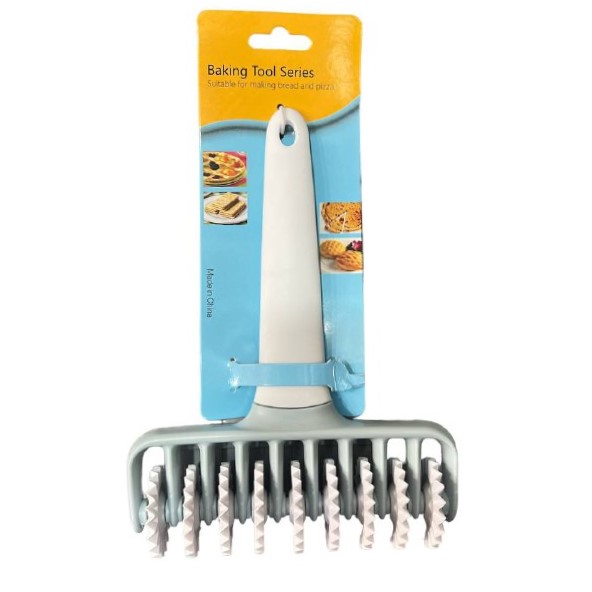 Тесторезк- ролик, валик для нарезки полос из теста + 4 вида дисков 14см, "Baking Tool Series".