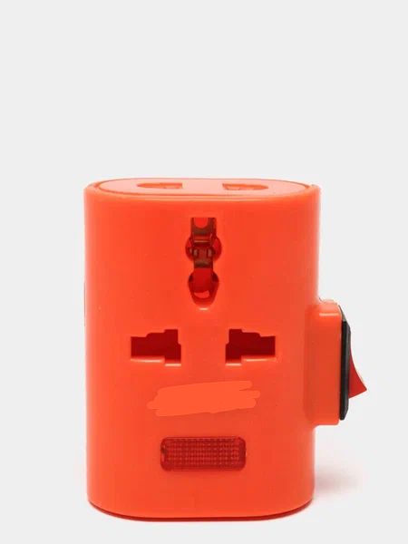 Тройник CAMRY с выключателем оранжевый