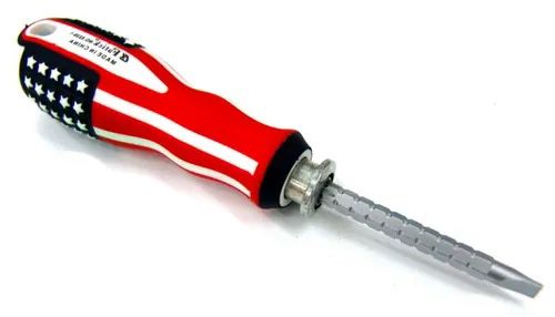 Отвертка Америка, телескопическая, двухсторонняя, 2-х комп. рукоятка (ДАК)