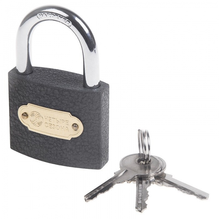 Замок навесной  "Чугун" , 75 мм, 3 ключа