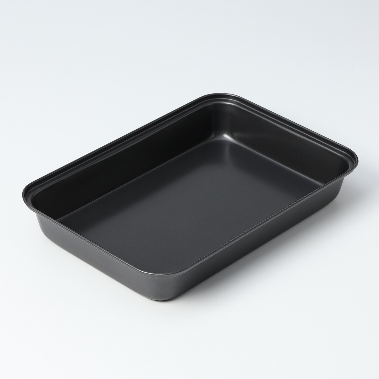 Противень «Прямоугольник. Жаклин», 32×22×5 см, антипригарное покрытие, цвет чёрный.