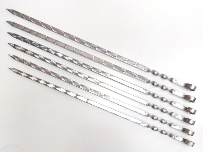 Шампура без ручки из нерж 40х12см.