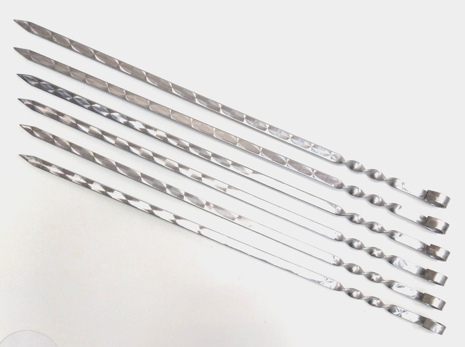 Шампур для люля-кебаб из нержавеющей стали, 500х18х3мм