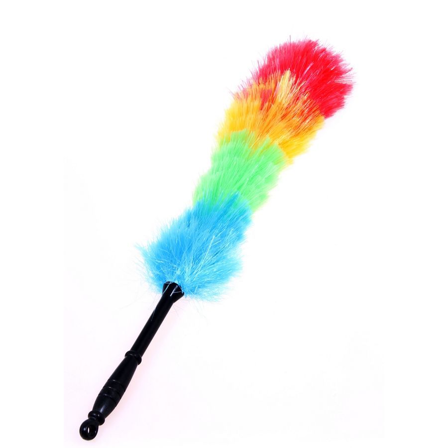 Метелка для пыли "Пыльник" (черная ручка) 60см. микрофибра