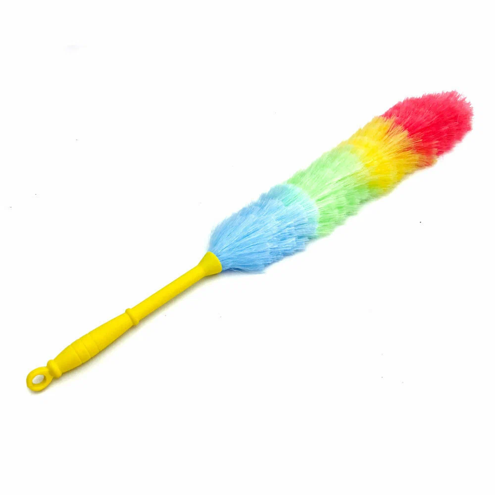 Метелка для пыли "Пыльник" (желтая ручка) 60см. микрофибра