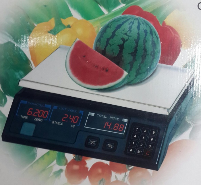 Торговые весы на 40 кг.