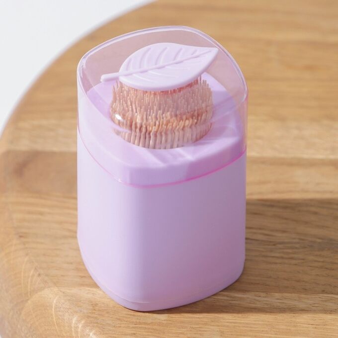 Зубочистки 180 шт "Листья" цвет микс (12 набор), NO.5252