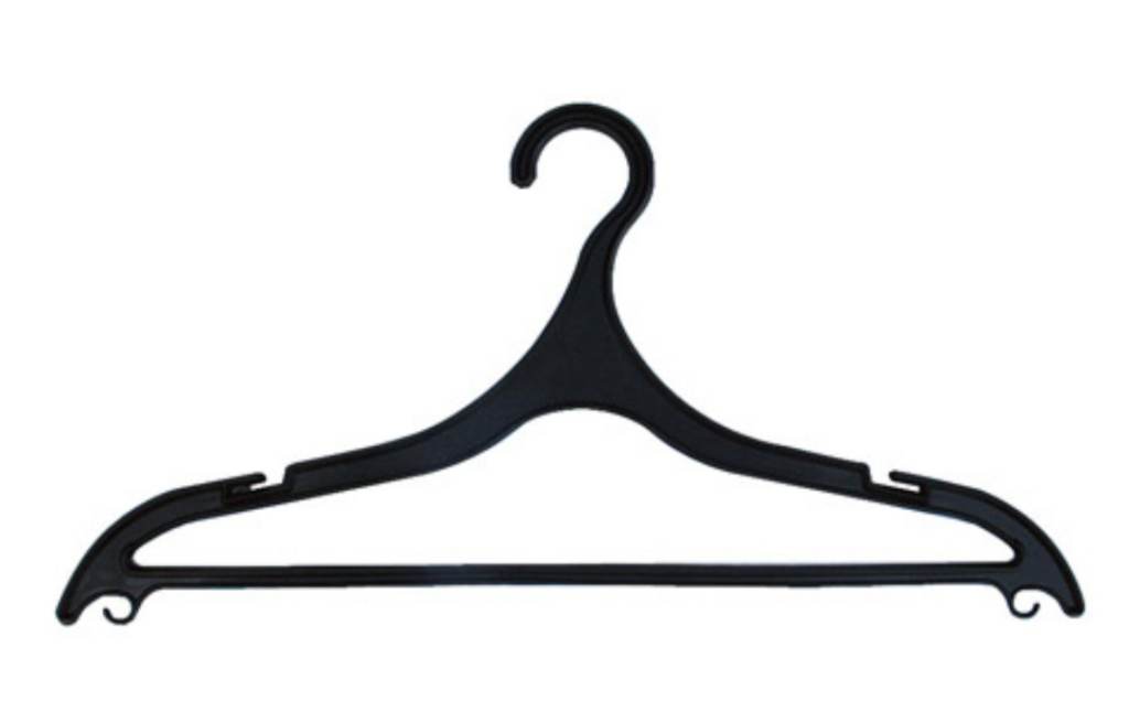 Вешалка-плечики пластик (тонкий)