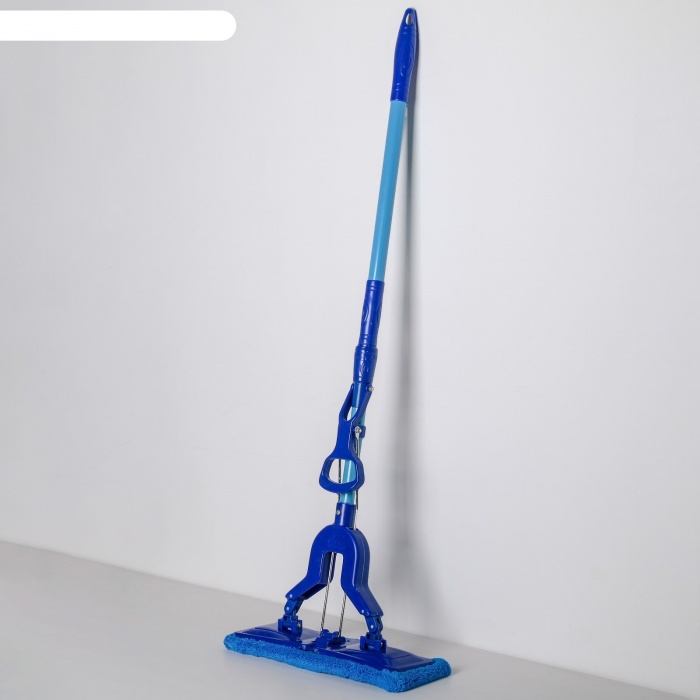 Швабра-бабочка с отжимом и насадкой "плоский" 130*34*11