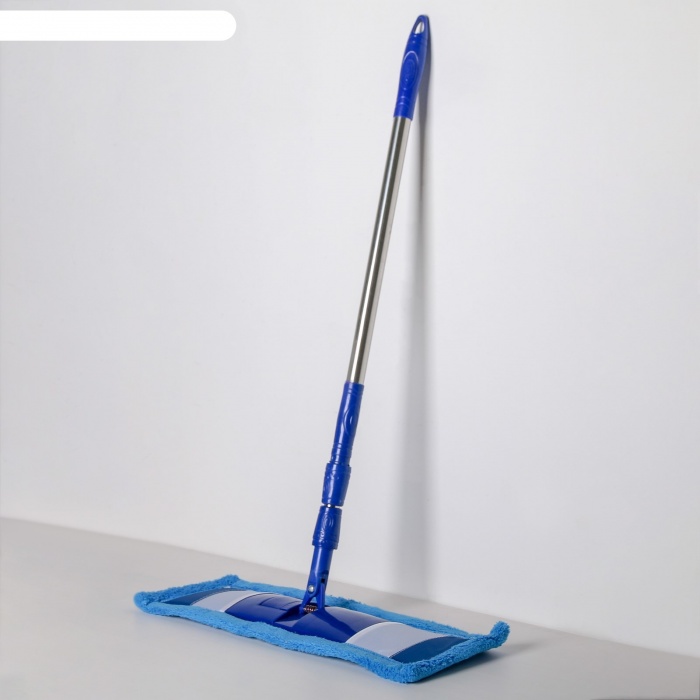 Швабра плоская «ocean», телескопическая ручка, микрофибра 84-127 см