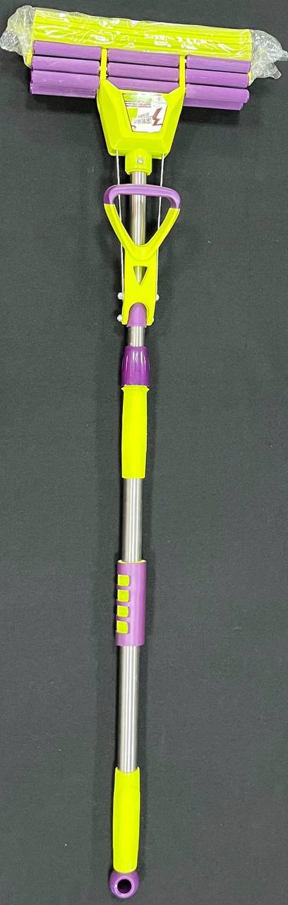 Швабра 3-ролик телескопическая рукоятка 104-128см запаска 28 см JIANDA