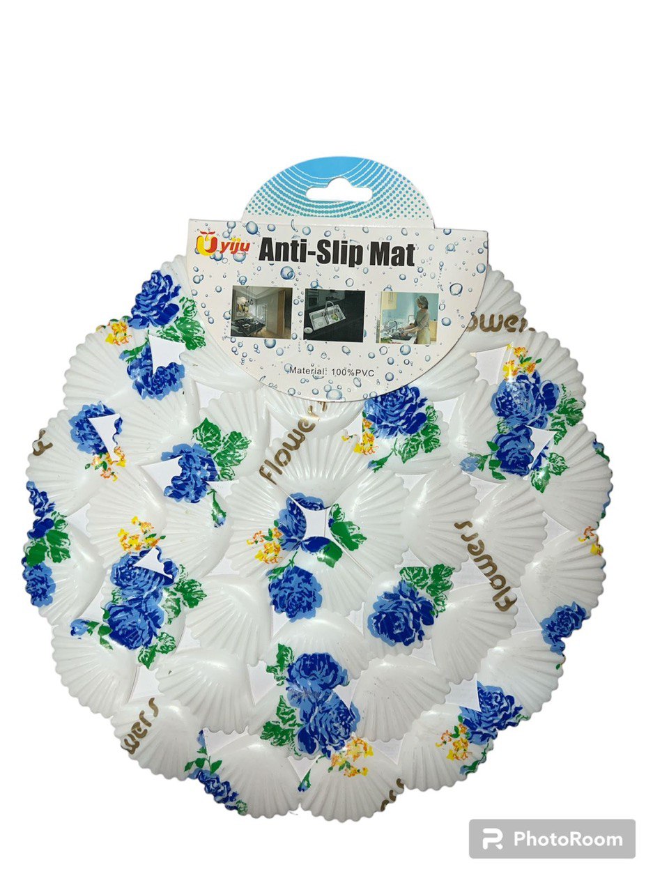 Решетка в раковину и мойки силиконовая 28см, цвета микс "Anti-Slip Mat"