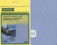 Салфетка из микрофибры для экранов и оптик "PAVERA"(30х40см) P204_small