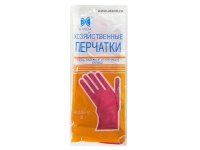 Перчатки резиновые XL,L,S,M оранжевые _small