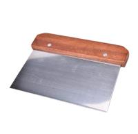 Шпатель металлический с деревянной ручкой 15 см_small