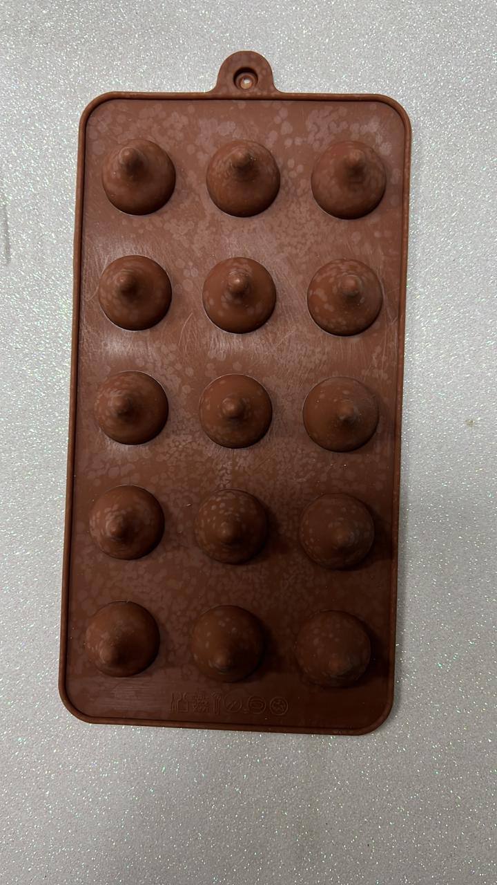 Форма для шоколада силикон "Трюфель" 15 ячеек (3х2,5 см)_small