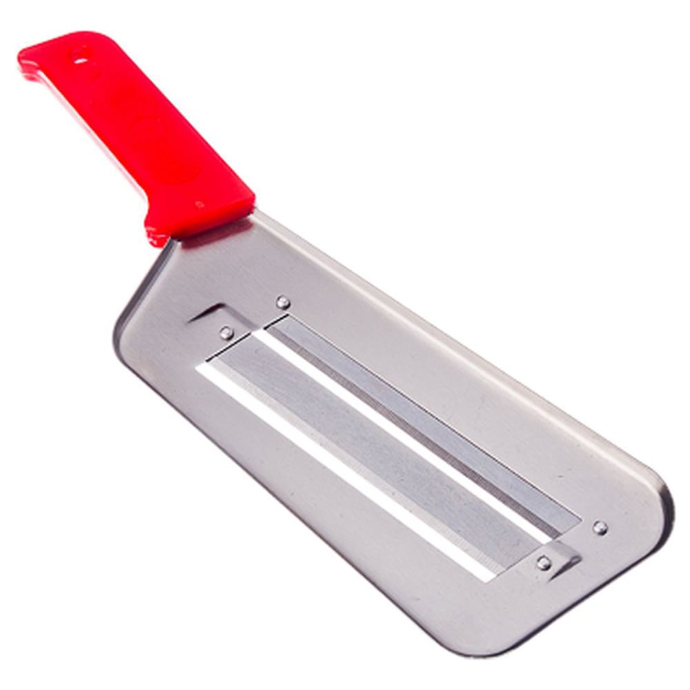 Нож-шинковка для капусты 2 лезвия пластик ручка,нержавеющая сталь_small