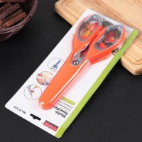 Ножницы кухонные 24 см, с магнитным держателем, цвет МИКС _small